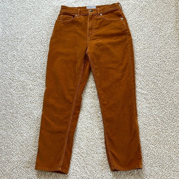 EVERLANE Baby Cheeky Cord Regular in Acorn Size 29 - Picture 8 of 14